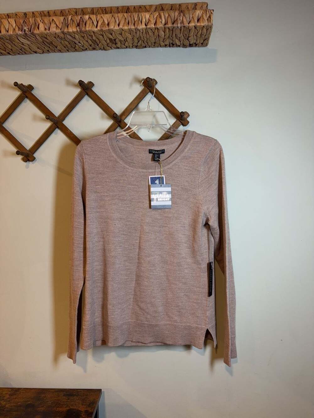 Carole Little 100% Merino Wool Sweater Size L
